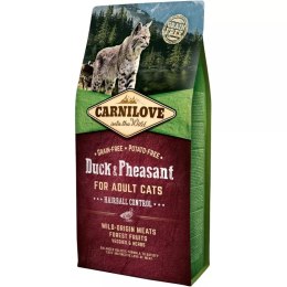 CARNILOVE CARNILOVE CAT DUCK&PHEASANT HAIRBALL CONTROL 6kg