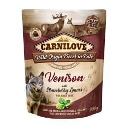 CARNILOVE CARNILOVE DOG POUCH VENISON&STRAWBERRY 300G