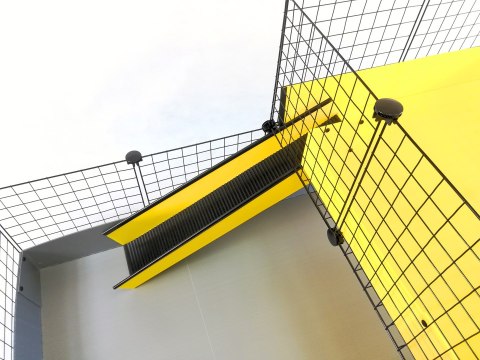 C&C Klatka modułowa C&C 3x2 + Loft 2x1+ Rampa czarna C&C Klatka modułowa C&C 3x2 + Loft 2x1+ Rampa czarna
