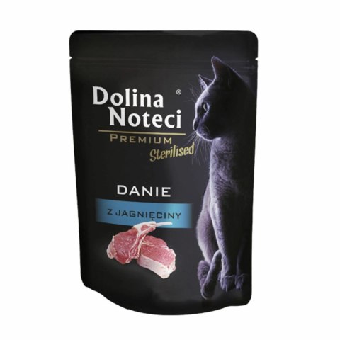 DOLINA NOTECI DNP Danie z jagnięciny koty sterilizowane 85g DOLINA NOTECI DNP Danie z jagnięciny koty sterilizowane 85g