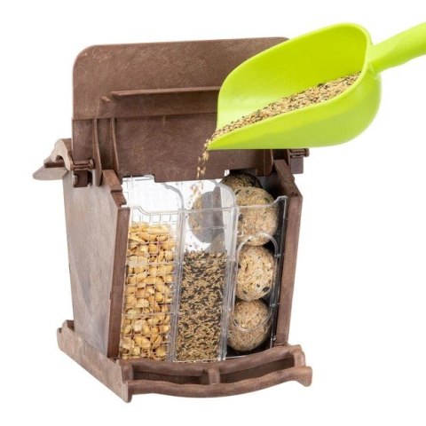 FERPLAST FERPLAST JOK 1 WILD BIRD FEEDER - karmnik brązowy FERPLAST FERPLAST JOK 1 WILD BIRD FEEDER - karmnik brązowy