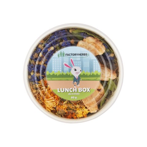 Factoryherbs FACTORYHERBS LUNCH BOX dla królika 80g Factoryherbs FACTORYHERBS LUNCH BOX dla królika 80g