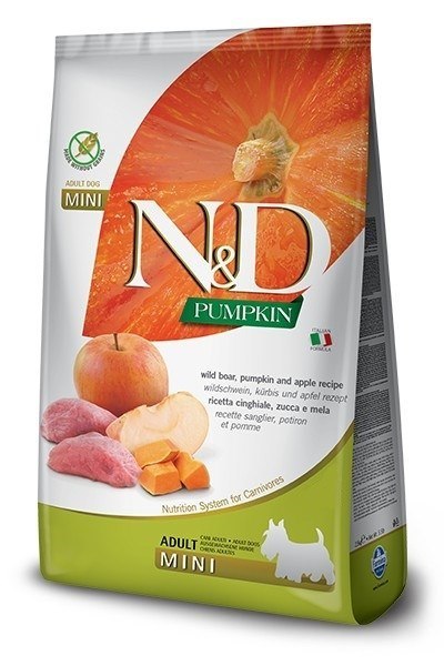 Farmina FARMINA N&D Pumpkin Boar & Apple Adult Mini - sucha karma dla psa - 7 kg Farmina FARMINA N&D Pumpkin Boar & Apple Adult Mini - sucha karma dla psa - 7 kg