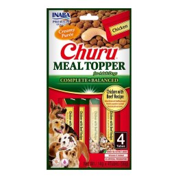 INABA INABA DOG MEALTOPPER CHICKEN BEEF 4x14g 56g
