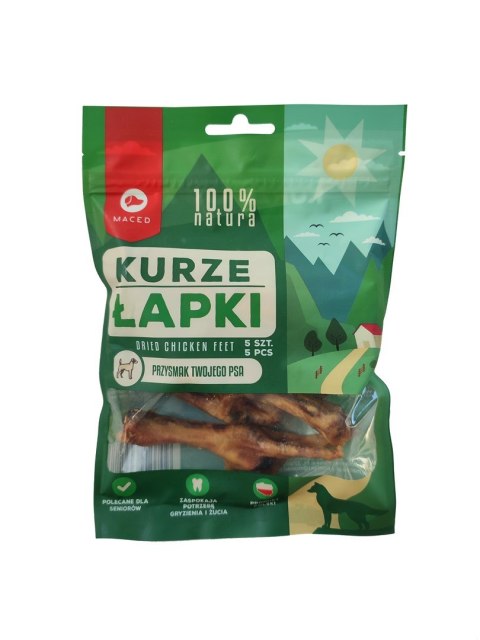 MACED MACED Przysmak dla psa - kurze łapki 5szt. MACED MACED Przysmak dla psa - kurze łapki 5szt.