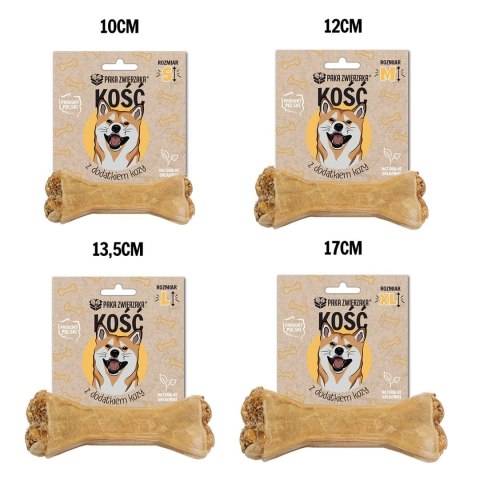 PAKA ZWIERZAKA Paka Zwierzaka Kość z dodakiem kozy L-13,5 cm 70g PAKA ZWIERZAKA Paka Zwierzaka Kość z dodakiem kozy L-13,5 cm 70g