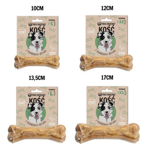 PAKA ZWIERZAKA Paka Zwierzaka Kość z dodatkiem strusia S-10 cm 35g PAKA ZWIERZAKA Paka Zwierzaka Kość z dodatkiem strusia S-10 cm 35g