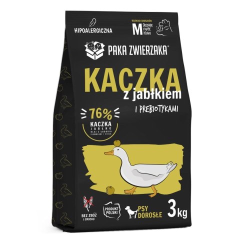 PAKA ZWIERZAKA Paka Zwierzaka Seventh Heaven Kaczka z jabłkiem ''M'' 3kg PAKA ZWIERZAKA Paka Zwierzaka Seventh Heaven Kaczka z jabłkiem ''M'' 3kg