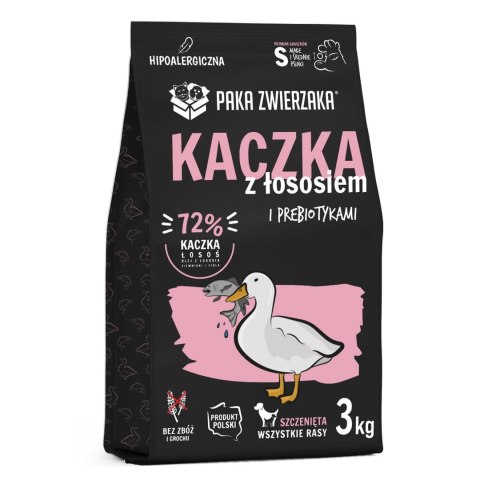 PAKA ZWIERZAKA Paka Zwierzaka Seventh Heaven Kaczka z łososiem PUPPY S 3kg PAKA ZWIERZAKA Paka Zwierzaka Seventh Heaven Kaczka z łososiem PUPPY S 3kg