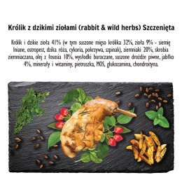 PAKA ZWIERZAKA Paka Zwierzaka Seventh Heaven Królik z dzikimi ziołami PUPPY S 1,5kg