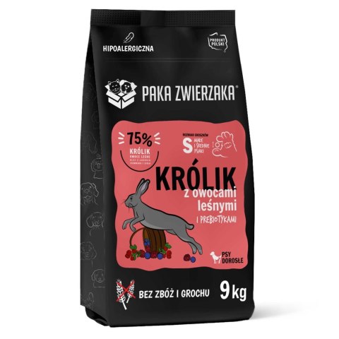 PAKA ZWIERZAKA Paka Zwierzaka Seventh Heaven Królik z owocami leśnymi ''S'' 9kg PAKA ZWIERZAKA Paka Zwierzaka Seventh Heaven Królik z owocami leśnymi ''S'' 9kg