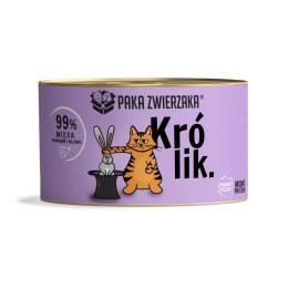 PAKA ZWIERZAKA Paka Zwierzaka królik karma mokra dla kota 200g