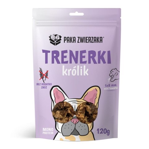 PAKA ZWIERZAKA Paka Zwierzaka przysmak trenerki królik 120g PAKA ZWIERZAKA Paka Zwierzaka przysmak trenerki królik 120g