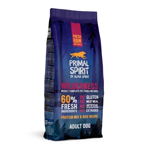 PRIMAL SPIRIT Primal Spirit WILDERNESS 60% Mięsa WIEPRZOWINA KURCZAK - dla psa -12kg PRIMAL SPIRIT Primal Spirit WILDERNESS 60% Mięsa WIEPRZOWINA KURCZAK - dla psa -12kg