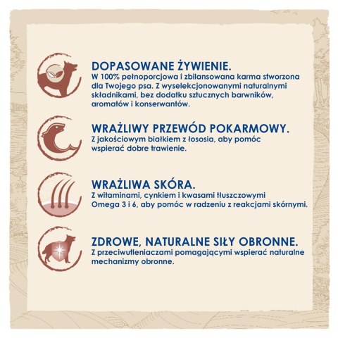 PURINA NESTLE PURINA DOG CHOW Adult Sensitive z łososiem - sucha karma dla psa - 14 kg PURINA NESTLE PURINA DOG CHOW Adult Sensitive z łososiem - sucha karma dla psa - 14 kg