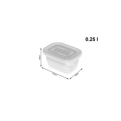 Rotho Rotho Freeze zestaw pojemników do mrożenia 6 x 0,25l Rotho Rotho Freeze zestaw pojemników do mrożenia 6 x 0,25l