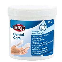 TRIXIE TRIXIE Dental-Care - Chusteczki czyszczące zęby - 50 sztuk