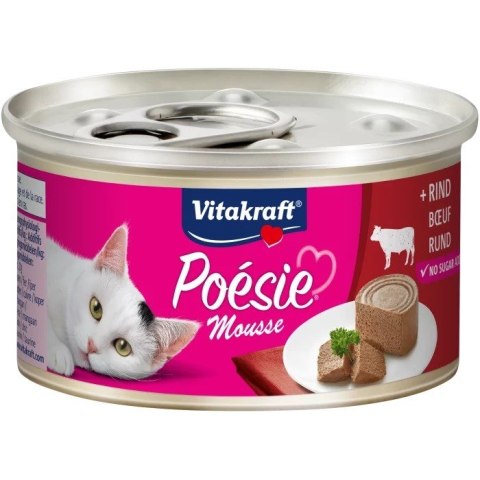 Vitakraft VITAKRAFT POESIE MUS wołowina karma dla kota 85g Vitakraft VITAKRAFT POESIE MUS wołowina karma dla kota 85g