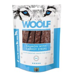 WOOLF WOOLF SALMON WITH CARROT STRIPS przysmak dla psa 100g
