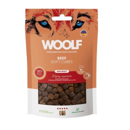 WOOLF WOOLF SOFT CUBES BEEF MONOPROTEIN przysmak dla psa 100g