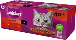 Whiskas WHISKAS Saszetki drób,jagnię,woł dla kota 40x85g