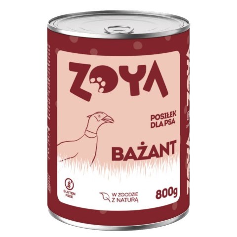 ZOYA ZOYA Bażant - puszka - Karma mokra dla psów - 800g ZOYA ZOYA Bażant - puszka - Karma mokra dla psów - 800g