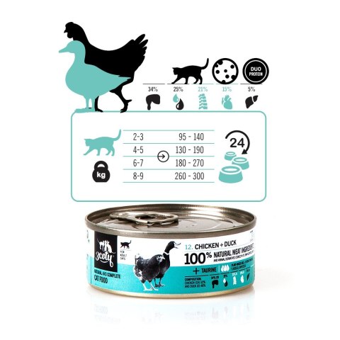 3coty 3Coty CHICKEN + DUCK for Adult cats 80g 3coty 3Coty CHICKEN + DUCK for Adult cats 80g