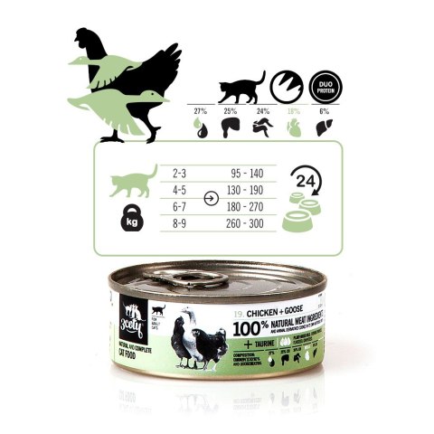 3coty 3Coty CHICKEN + GOOSE for Adult cats 80g 3coty 3Coty CHICKEN + GOOSE for Adult cats 80g