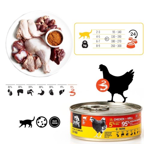 3coty 3Coty CHICKEN + KRILL for Adult cats 80g 3coty 3Coty CHICKEN + KRILL for Adult cats 80g
