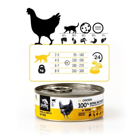 3coty 3Coty CHICKEN for Adult cats 80g 3coty 3Coty CHICKEN for Adult cats 80g