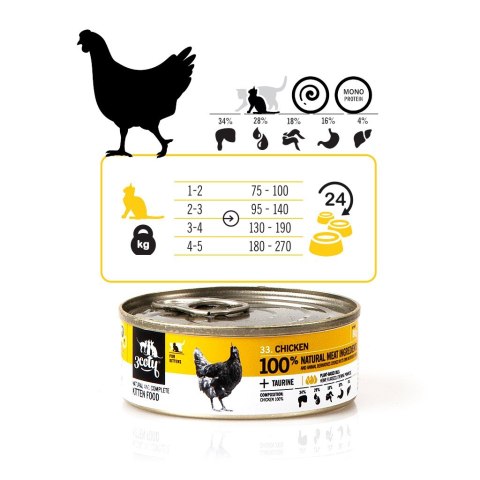 3coty 3Coty CHICKEN for Kittens 80g 3coty 3Coty CHICKEN for Kittens 80g