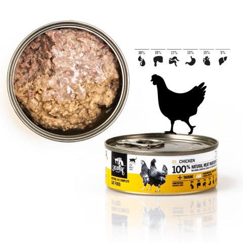 3coty 3Coty CHICKEN with hearts for Adult cats 80g 3coty 3Coty CHICKEN with hearts for Adult cats 80g