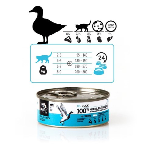 3coty 3Coty DUCK for Adult cats 80g 3coty 3Coty DUCK for Adult cats 80g