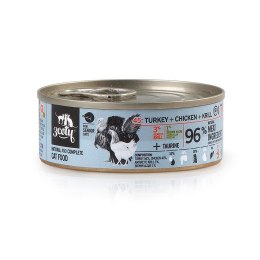 3coty 3Coty TURKEY + CHICKEN + KRILL for Senior Cats 80g