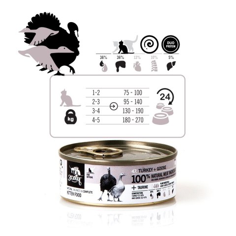 3coty 3Coty TURKEY + GOOSE for Kittens 80g 3coty 3Coty TURKEY + GOOSE for Kittens 80g
