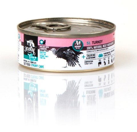 3coty 3Coty TURKEY Struvite Care for cats with sensitive urinary tract 80g 3coty 3Coty TURKEY Struvite Care for cats with sensitive urinary tract 80g