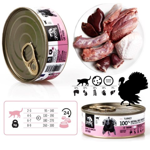 3coty 3Coty TURKEY for Adult cats 80g 3coty 3Coty TURKEY for Adult cats 80g