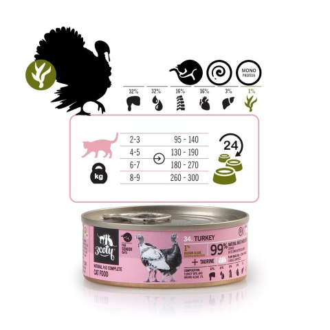 3coty 3Coty TURKEY for Senior Cats 80g 3coty 3Coty TURKEY for Senior Cats 80g