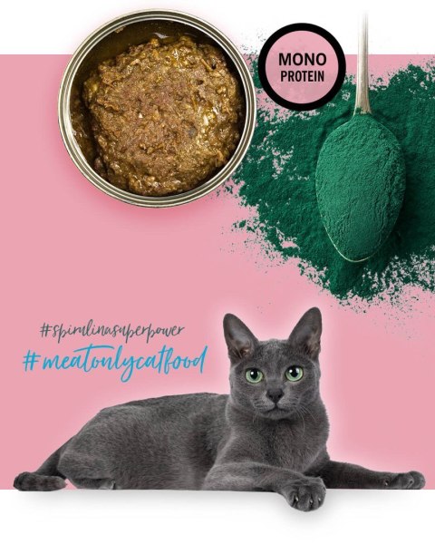 3coty 3Coty TURKEY with Spirulina for Adult cats 80g 3coty 3Coty TURKEY with Spirulina for Adult cats 80g