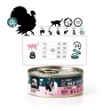 3coty 3Coty TURKEY with Spirulina for Adult cats 80g