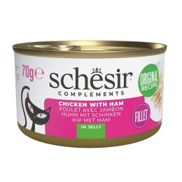 Agras Pet Foods SCHESIR Adult w Galarecie Kurczak ze Szynką 70g
