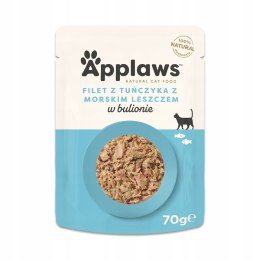 Applaws APPLAWS CAT Tuńczyk i leszcz w bulionie 70g