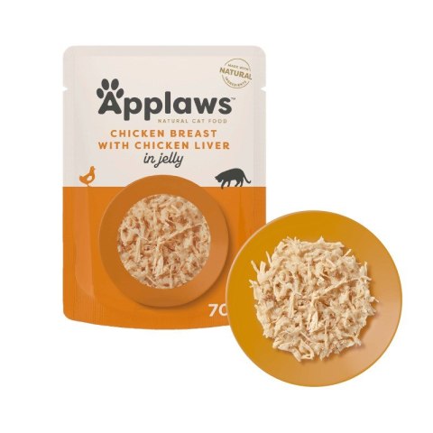 Applaws Applaws Cat Pouch Chicken Breast with Liver in Jell 70g Applaws Applaws Cat Pouch Chicken Breast with Liver in Jell 70g