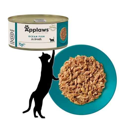 Applaws Applaws Cat Tin Ocean Fish 70g Applaws Applaws Cat Tin Ocean Fish 70g