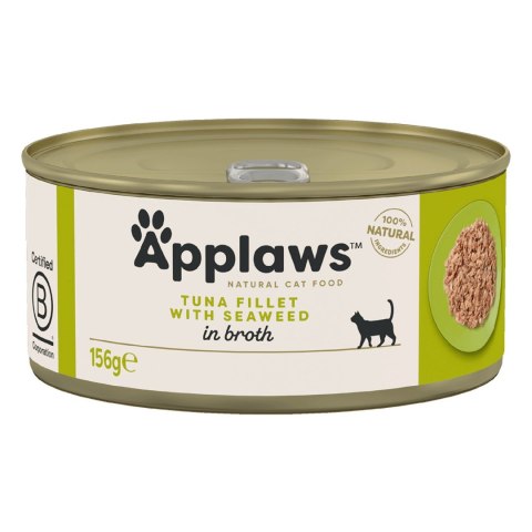 Applaws Applaws Cat Tin Tuna Fillet with Seaweed 156g Applaws Applaws Cat Tin Tuna Fillet with Seaweed 156g