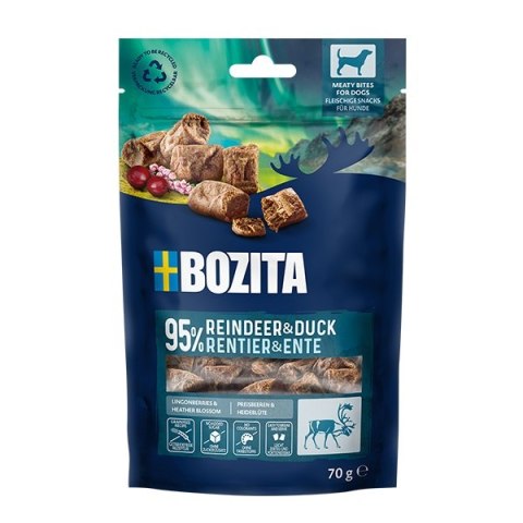 BOZITA BOZITA Meaty Bites renifer,kaczka przysmak pies 70g BOZITA BOZITA Meaty Bites renifer,kaczka przysmak pies 70g