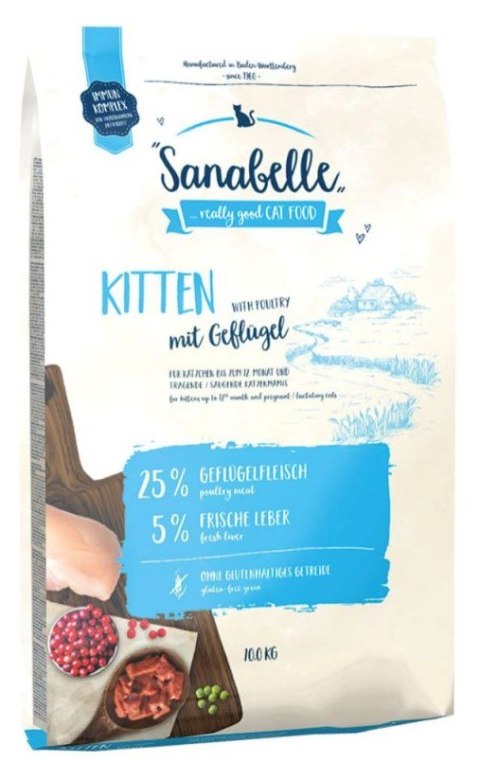 Bosch BOSCH Sanabelle Karma dla kociąt z drobiem 10 kg Bosch BOSCH Sanabelle Karma dla kociąt z drobiem 10 kg