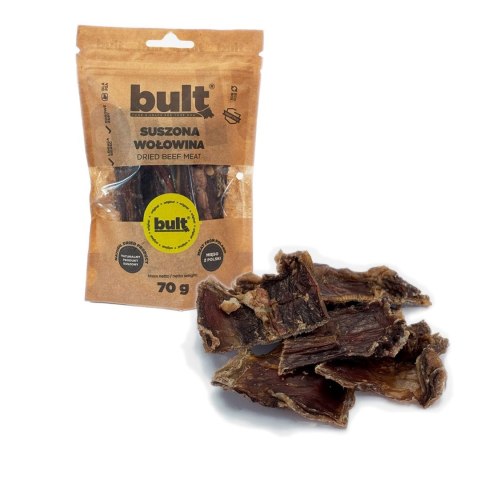 Bult BULT Eko przysmak suszona wołowina 70g Bult BULT Eko przysmak suszona wołowina 70g
