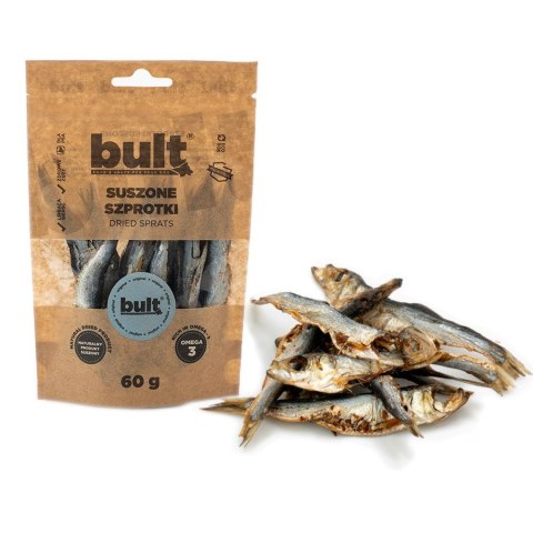 Bult BULT Eko przysmak szprotki suszone 60g Bult BULT Eko przysmak szprotki suszone 60g