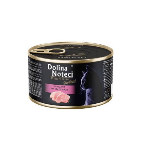 DOLINA NOTECI DNP dla kota sterilised bogata w indyka 185g DOLINA NOTECI DNP dla kota sterilised bogata w indyka 185g